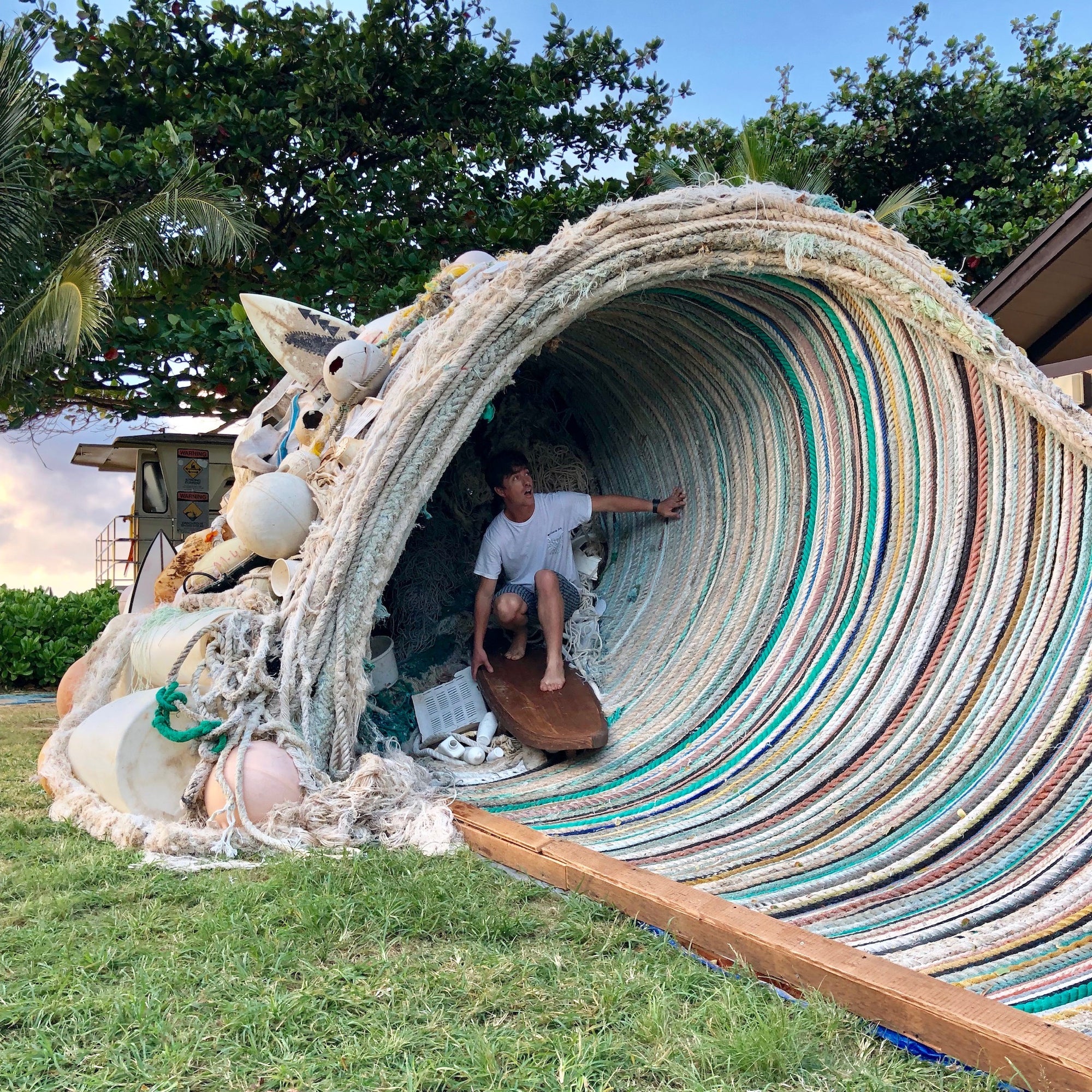 Ethan Estess Plastic Free Wave Campaign Pipeline, Oahu